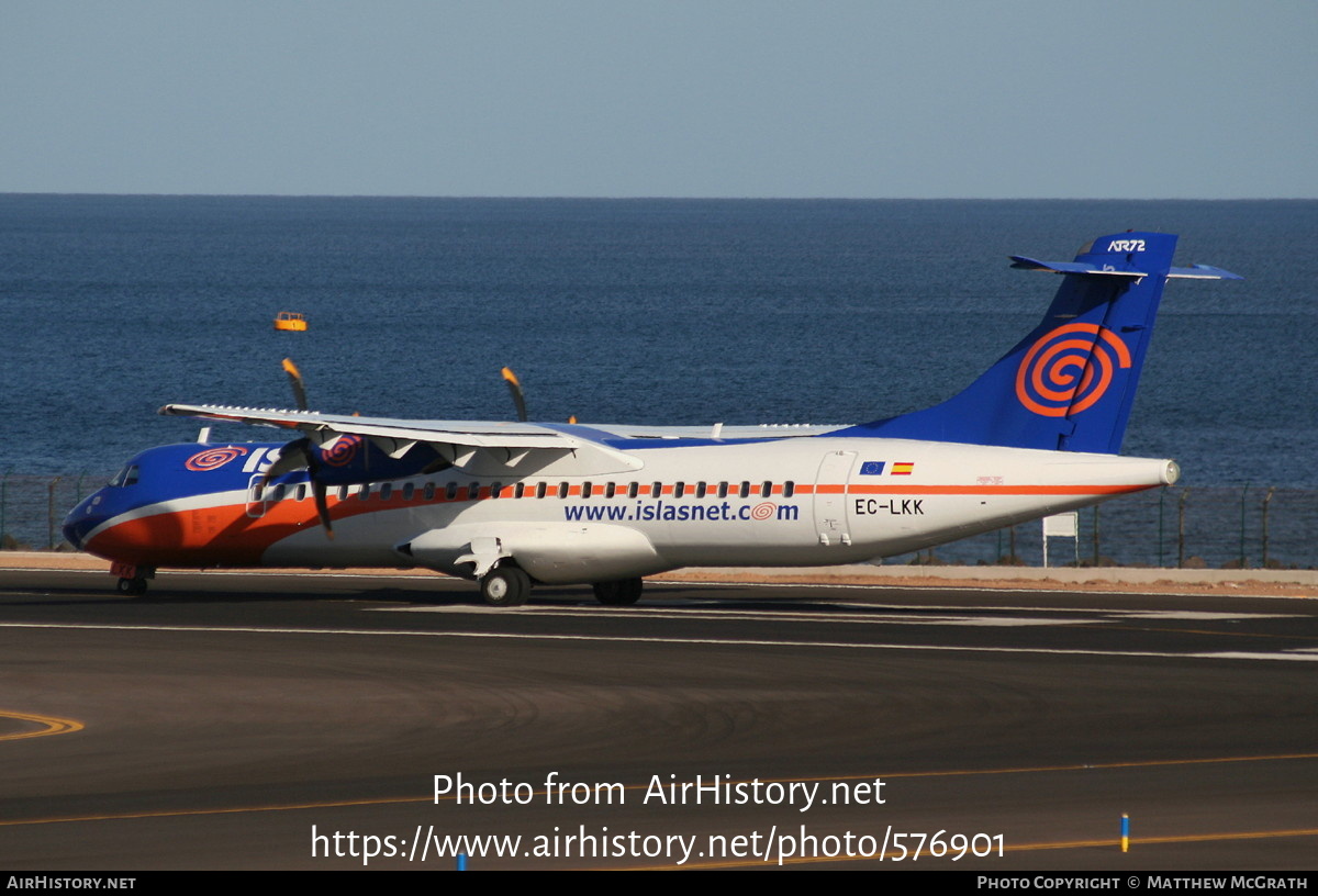 Aircraft Photo of EC-LKK | ATR ATR-72-212 | Islas Airways | AirHistory.net #576901