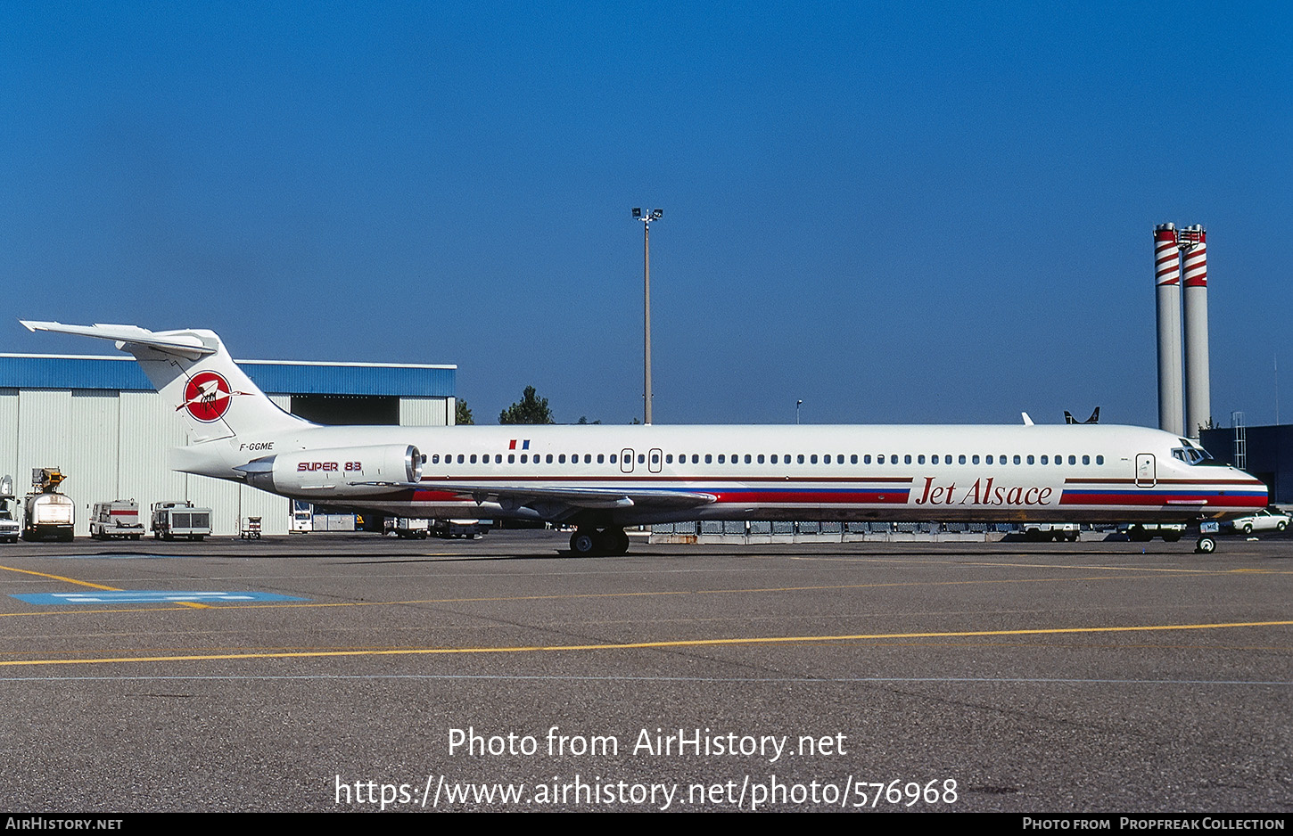 Aircraft Photo of F-GGME | McDonnell Douglas MD-83 (DC-9-83) | Jet Alsace | AirHistory.net #576968