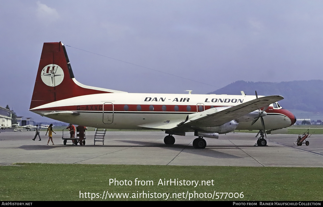 Aircraft Photo of G-AXVG | Hawker Siddeley HS-748 Srs2A/226 | Dan-Air Skyways | AirHistory.net #577006