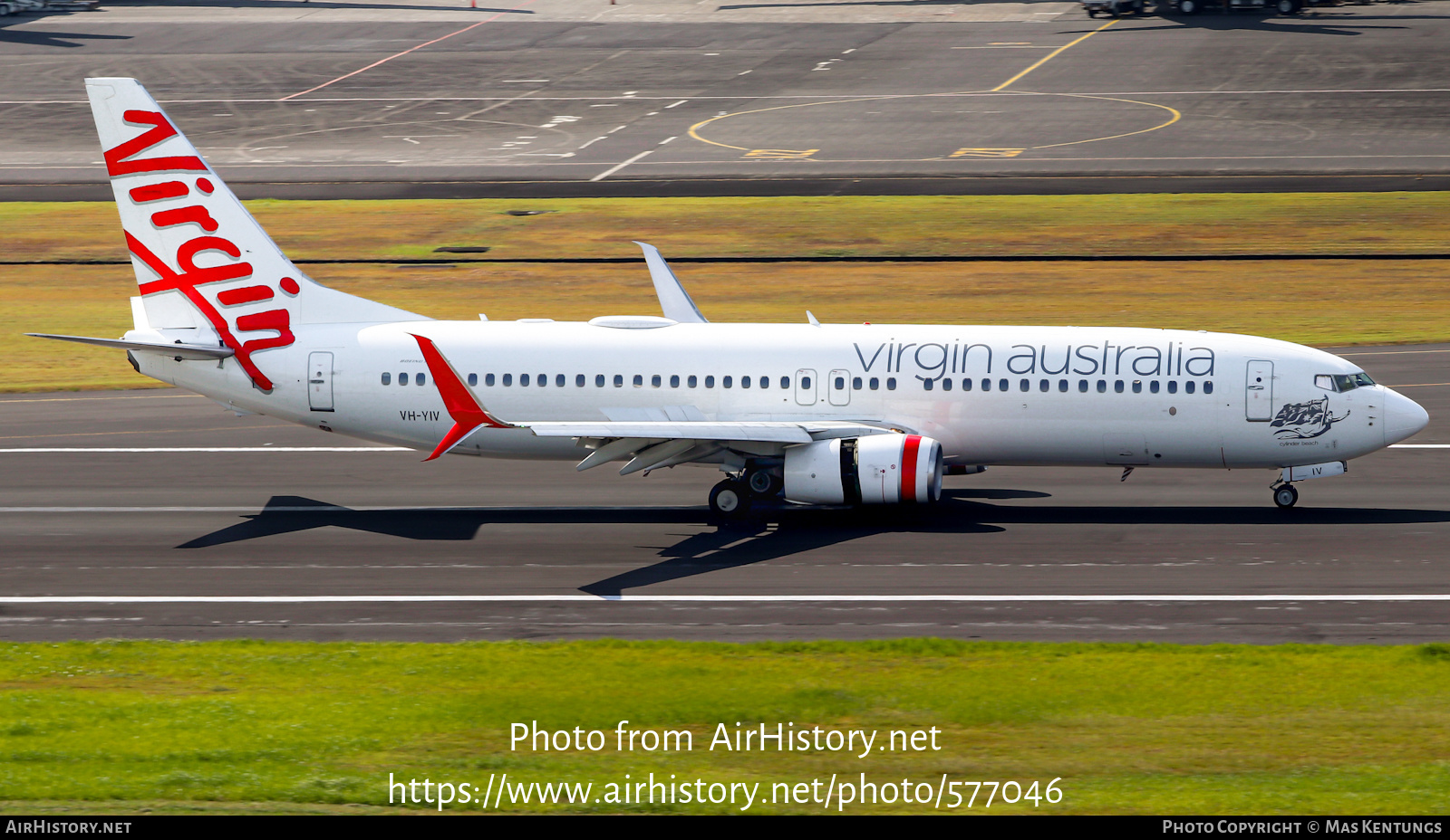 Aircraft Photo of VH-YIV | Boeing 737-8FE | Virgin Australia Airlines | AirHistory.net #577046