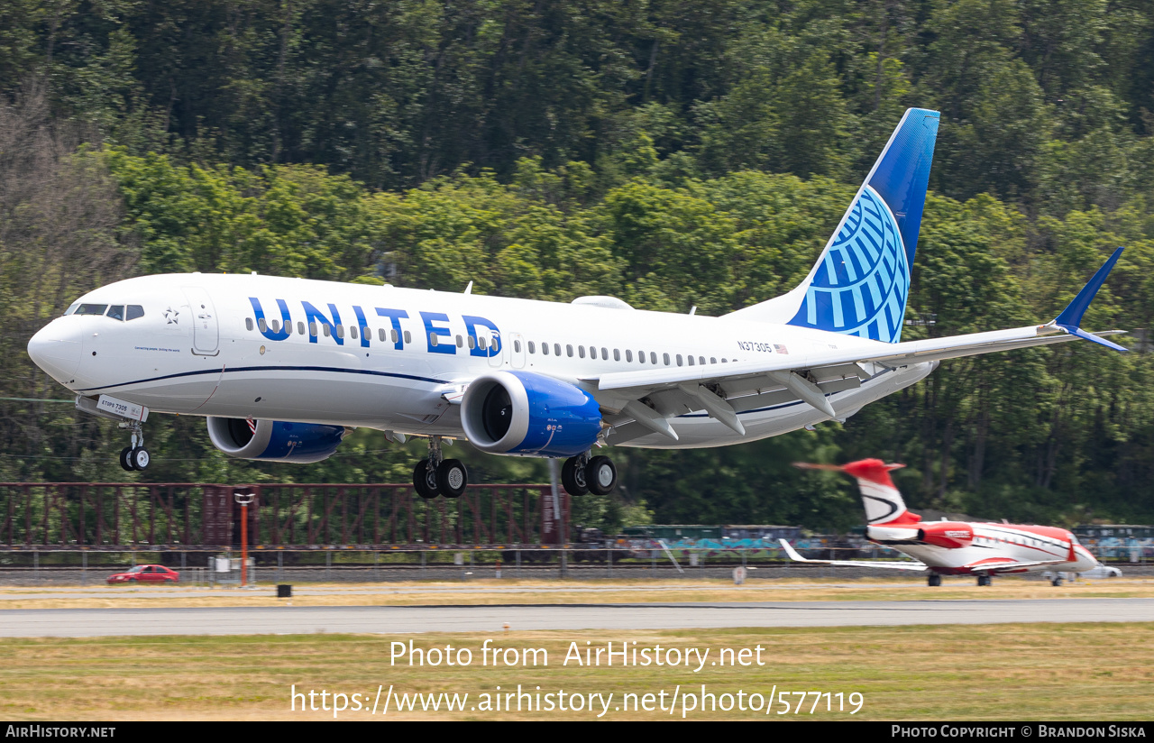 Aircraft Photo of N37305 | Boeing 737-8 Max 8 | United Airlines | AirHistory.net #577119