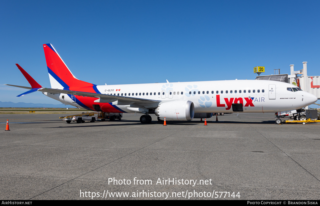 Aircraft Photo of C-GLYX | Boeing 737-8 Max 8 | Lynx Air | AirHistory.net #577144