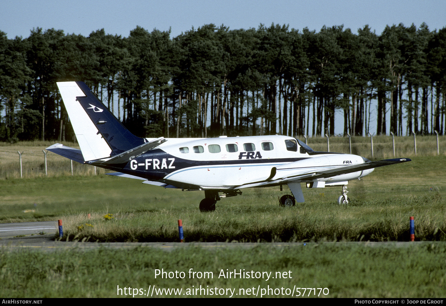 Aircraft Photo of G-FRAZ | Cessna 441 Conquest | FRA - FR Aviation | AirHistory.net #577170