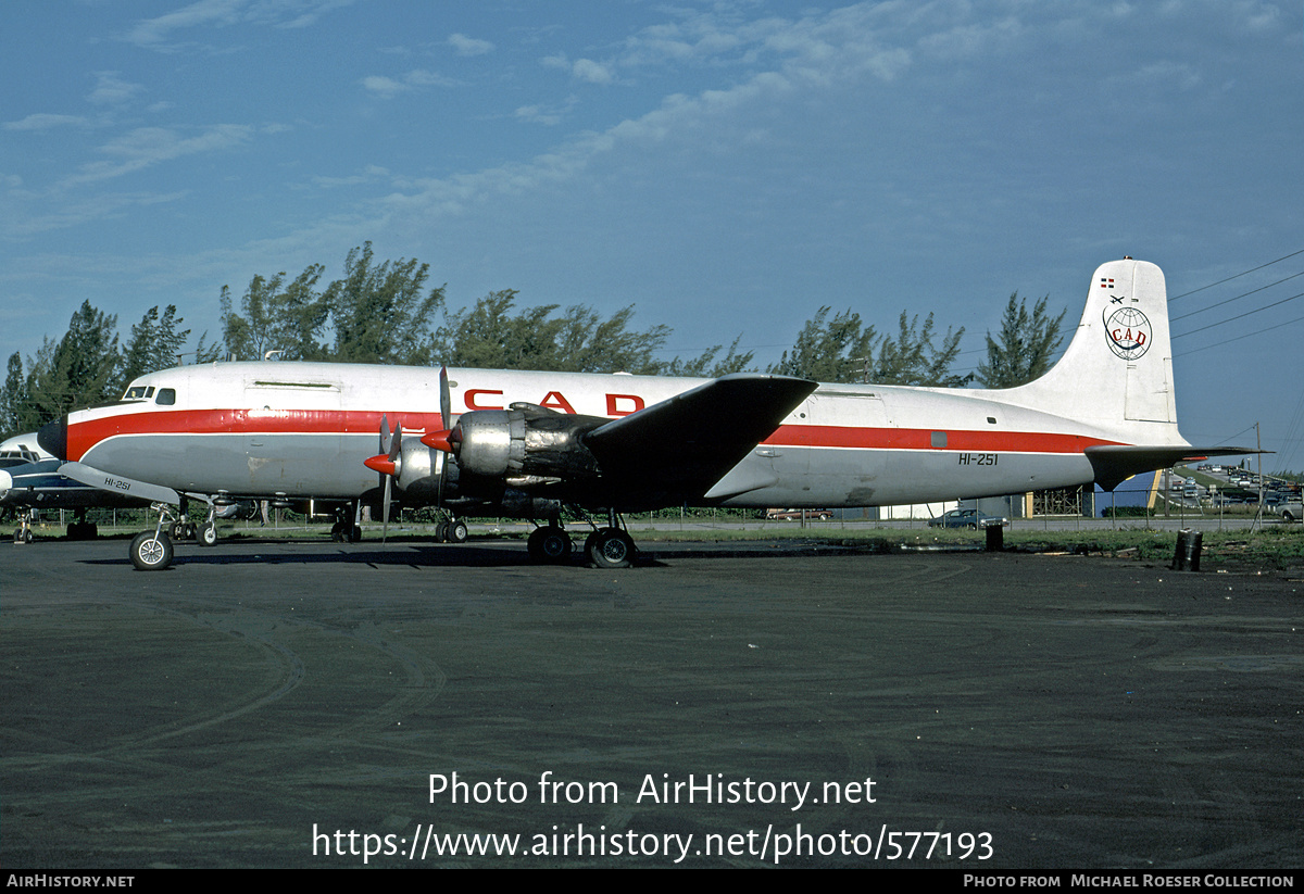 Aircraft Photo of HI-251 | Douglas DC-6A | CAD - Carga Aérea Dominicana | AirHistory.net #577193