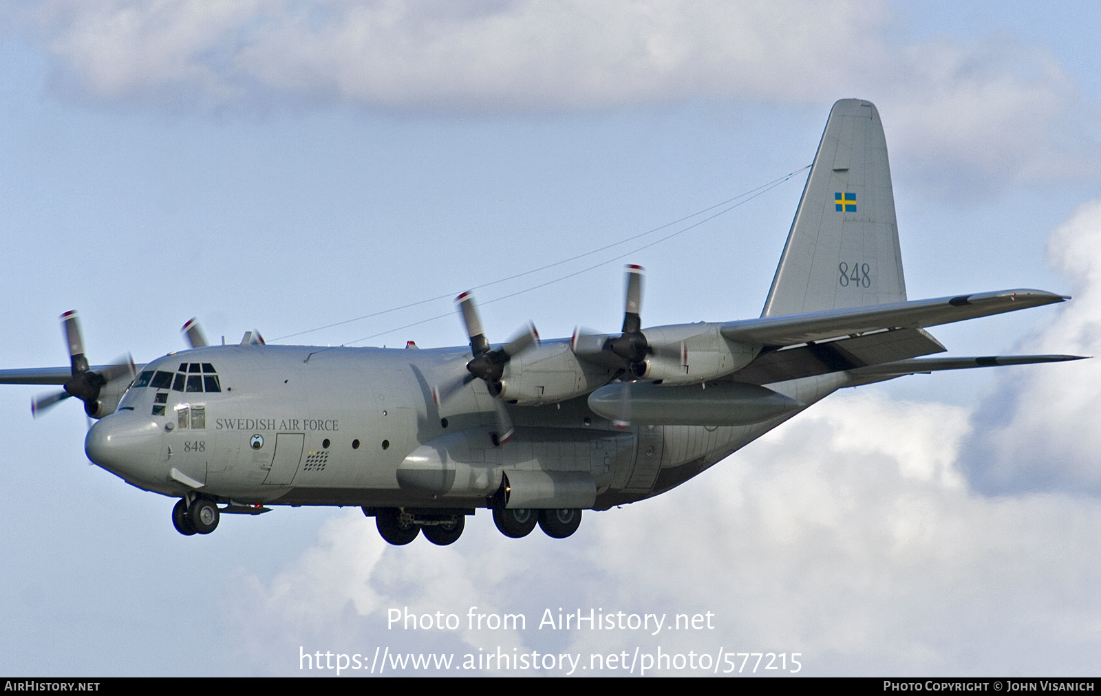 Aircraft Photo of 84008 | Lockheed Tp84 Hercules | Sweden - Air Force | AirHistory.net #577215