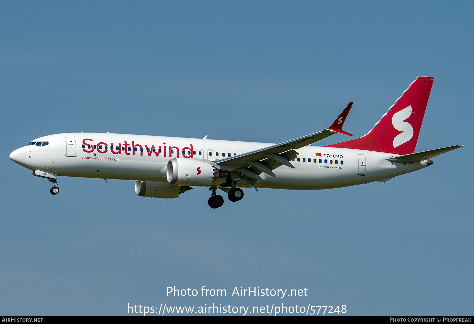 Aircraft Photo of TC-GRO | Boeing 737-8 Max 8 | Southwind Airlines | AirHistory.net #577248