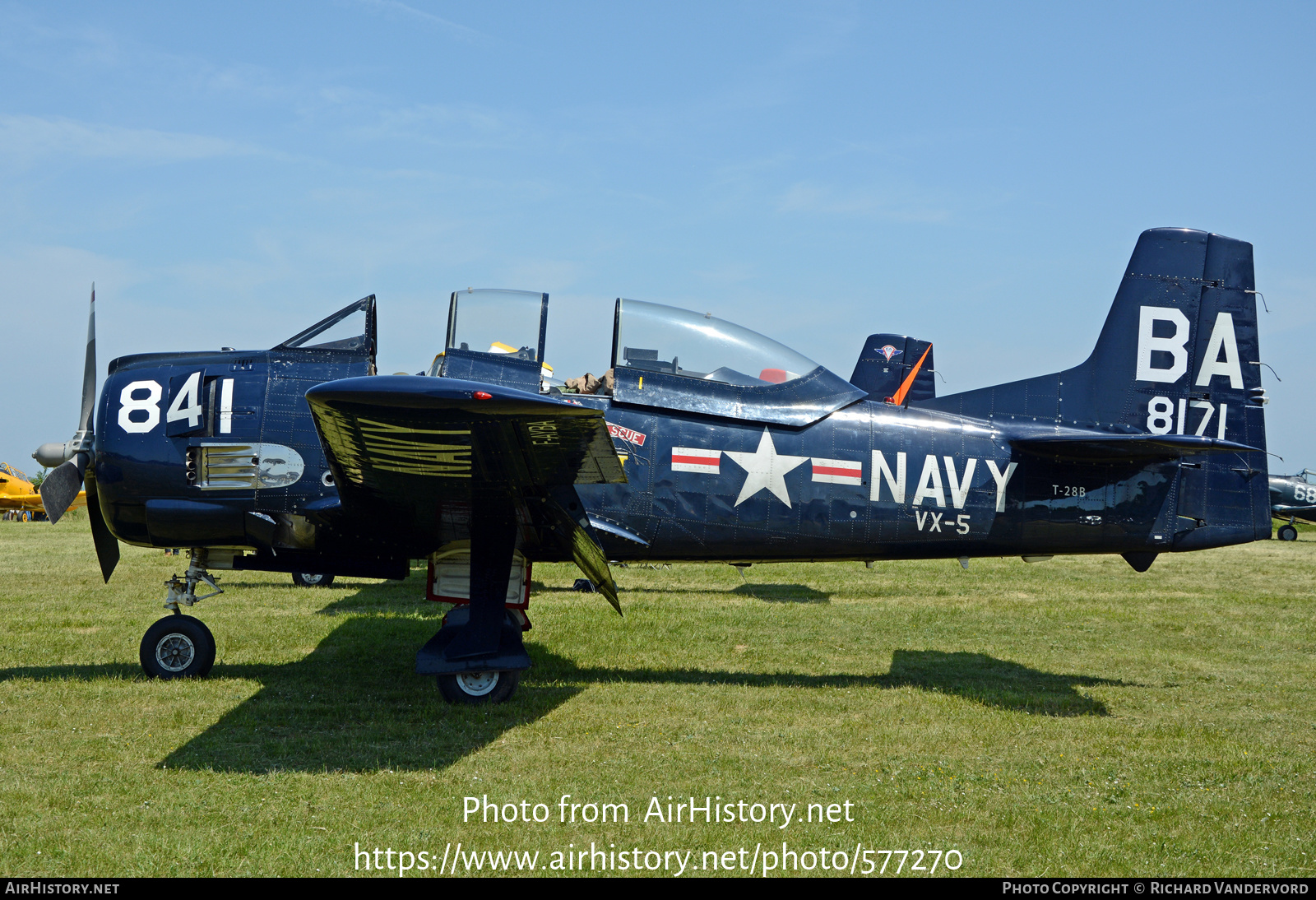 Aircraft Photo of F-AYBA / 138171, North American T-28B Trojan, USA -  Navy