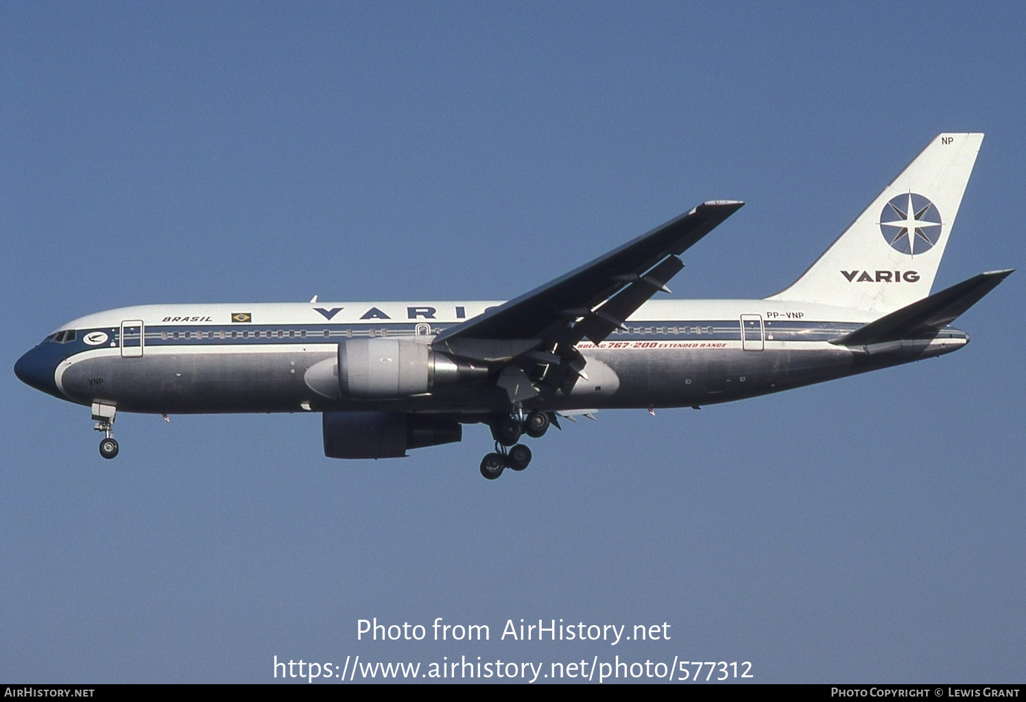Aircraft Photo of PP-VNP | Boeing 767-241/ER | Varig | AirHistory.net #577312