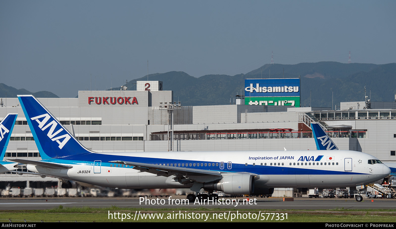 Aircraft Photo of JA8324 | Boeing 767-381 | All Nippon Airways - ANA | AirHistory.net #577331