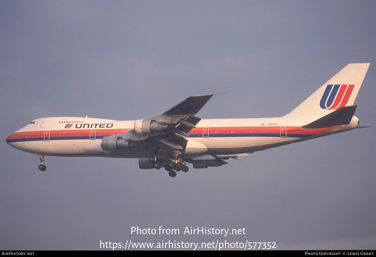 Aircraft Photo of N161UA | Boeing 747-238B | United Airlines | AirHistory.net #577352