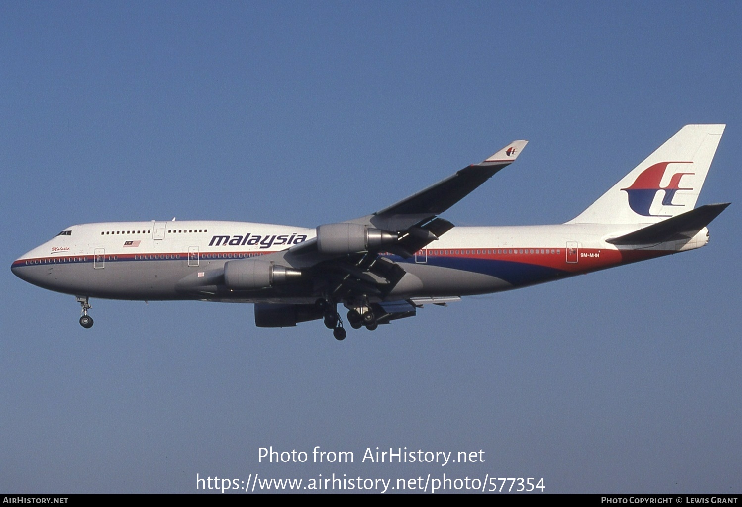 Aircraft Photo of 9M-MHN | Boeing 747-4H6 | Malaysia Airlines | AirHistory.net #577354