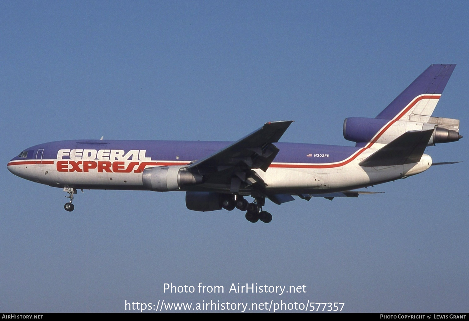 Aircraft Photo of N302FE | McDonnell Douglas DC-10-30CF | Federal Express | AirHistory.net #577357