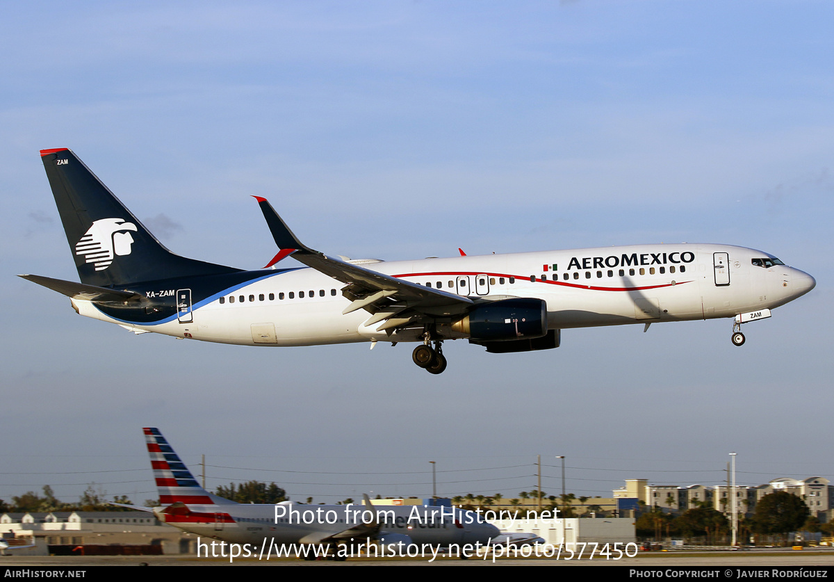 Aircraft Photo of XA-ZAM | Boeing 737-852 | AeroMéxico | AirHistory.net #577450