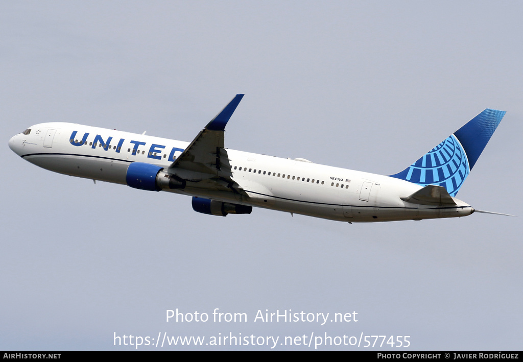 Aircraft Photo of N643UA | Boeing 767-322/ER | United Airlines | AirHistory.net #577455