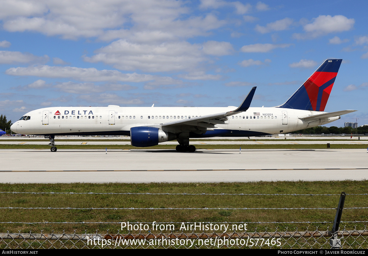 Aircraft Photo of N820DX | Boeing 757-26D | Delta Air Lines | AirHistory.net #577465