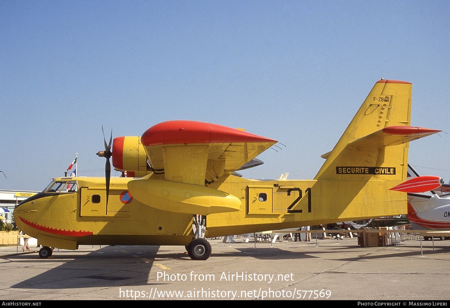 Aircraft Photo of F-ZBAR | Canadair CL-215-I (CL-215-1A10) | Sécurité Civile | AirHistory.net #577569