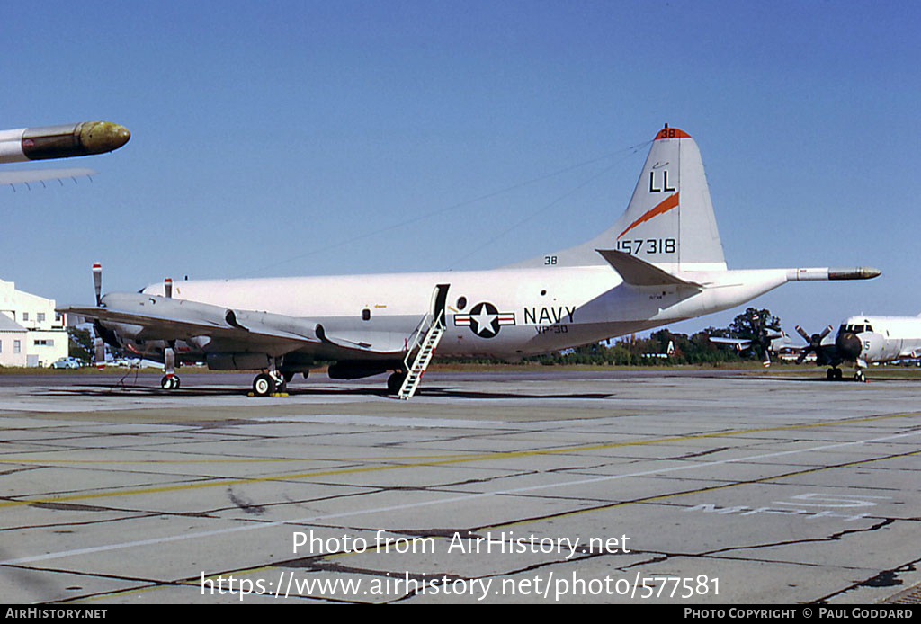 Aircraft Photo of 157318 | Lockheed P-3C Orion | USA - Navy | AirHistory.net #577581