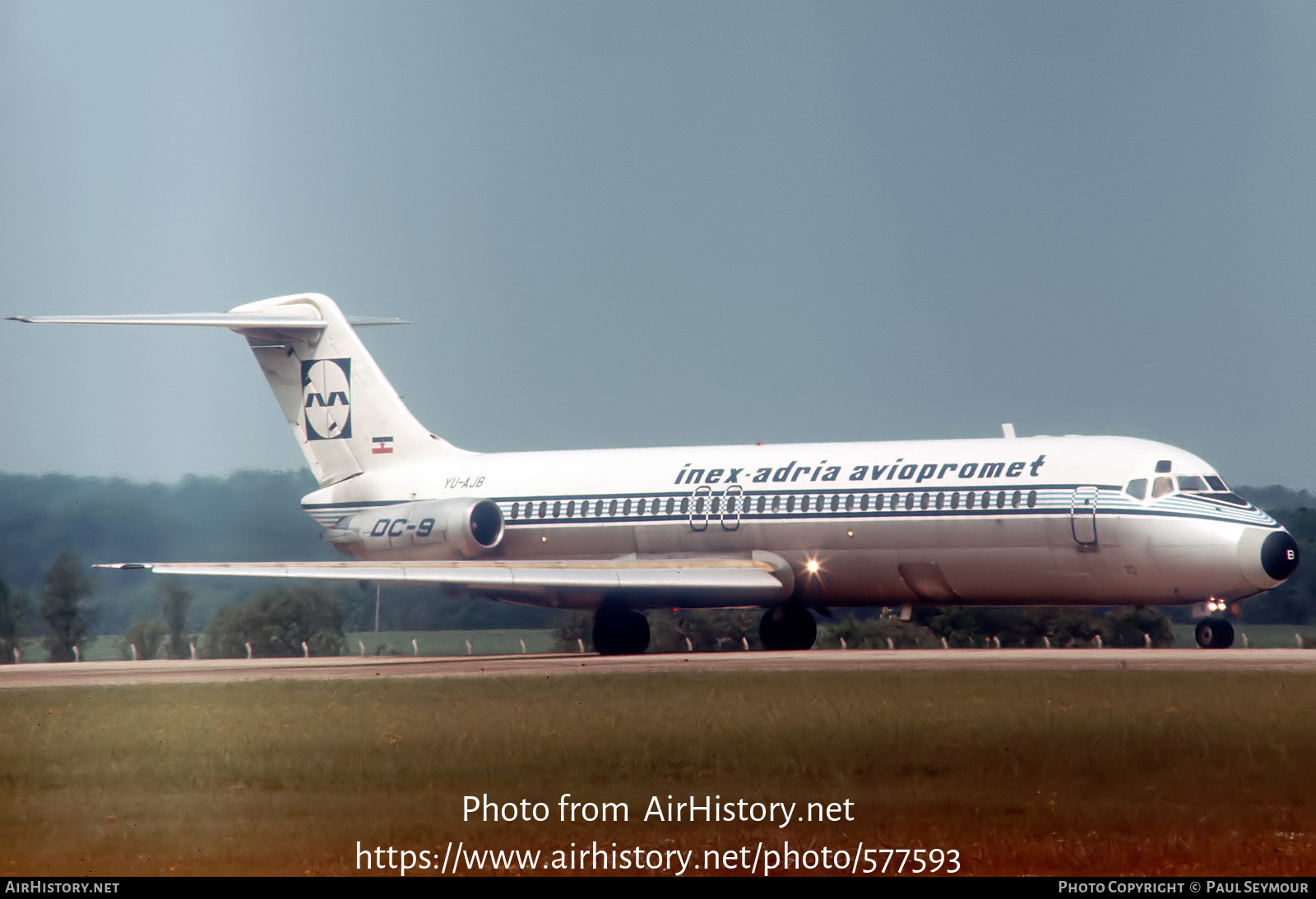 Aircraft Photo of YU-AJB | McDonnell Douglas DC-9-32 | Inex-Adria Airways | AirHistory.net #577593