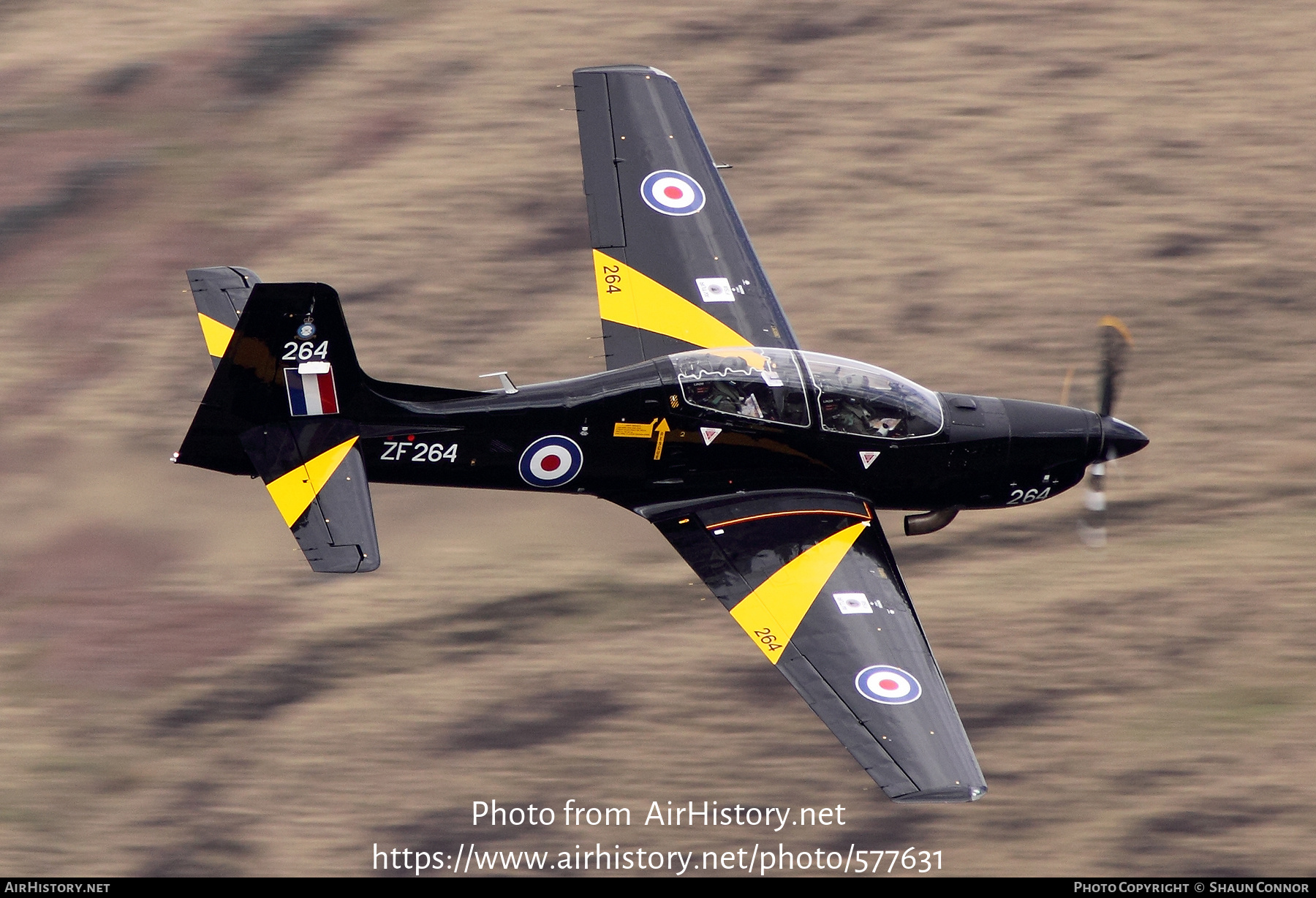 Aircraft Photo of ZF264 | Short S-312 Tucano T1 | UK - Air Force | AirHistory.net #577631