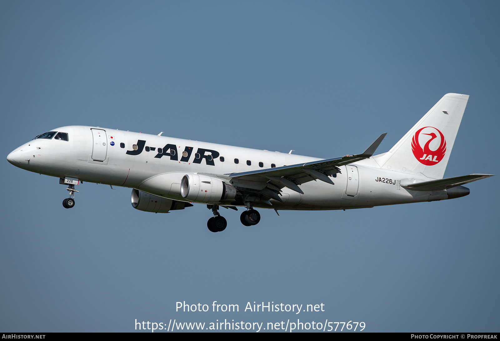 Aircraft Photo of JA226J | Embraer 170STD (ERJ-170-100STD) | J-Air | AirHistory.net #577679