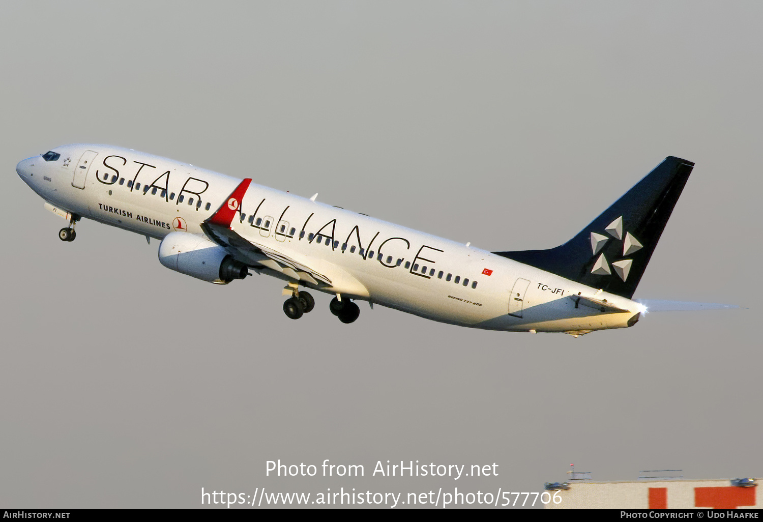 Aircraft Photo of TC-JFI | Boeing 737-8F2 | Turkish Airlines | AirHistory.net #577706