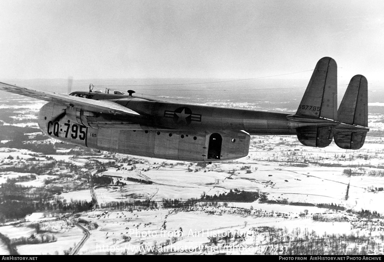 Aircraft Photo of 45-57795 / 557795 | Fairchild C-82A Packet | USA - Air Force | AirHistory.net #577731