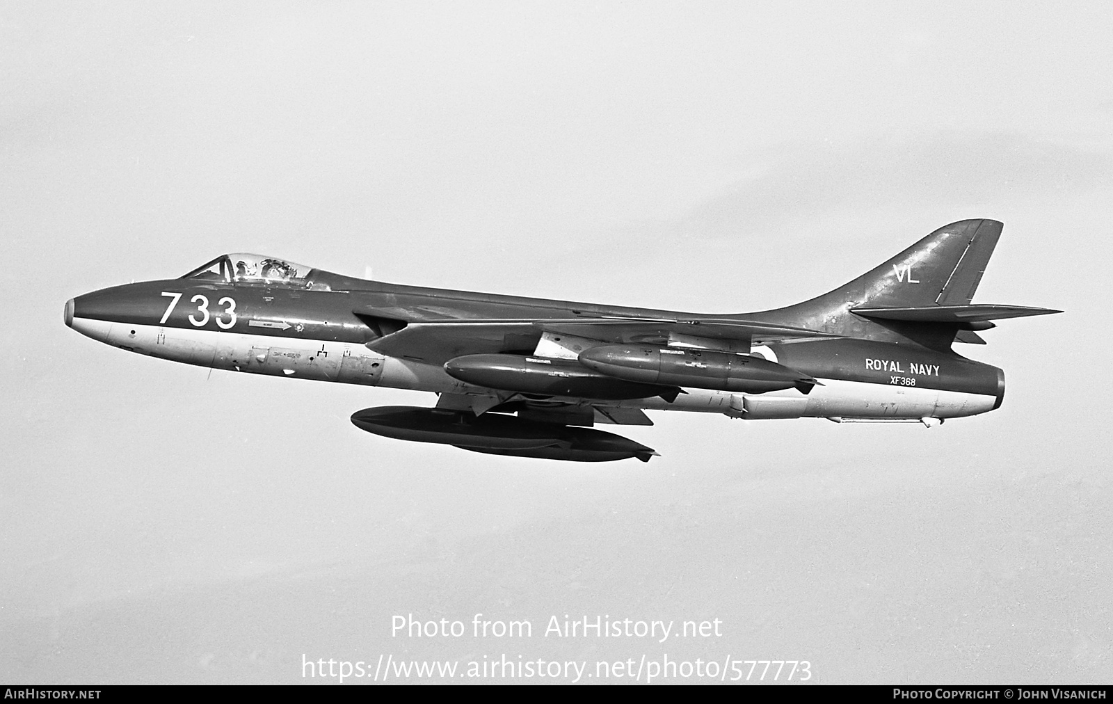 Aircraft Photo of XF368 | Hawker Hunter GA11 | UK - Navy | AirHistory.net #577773