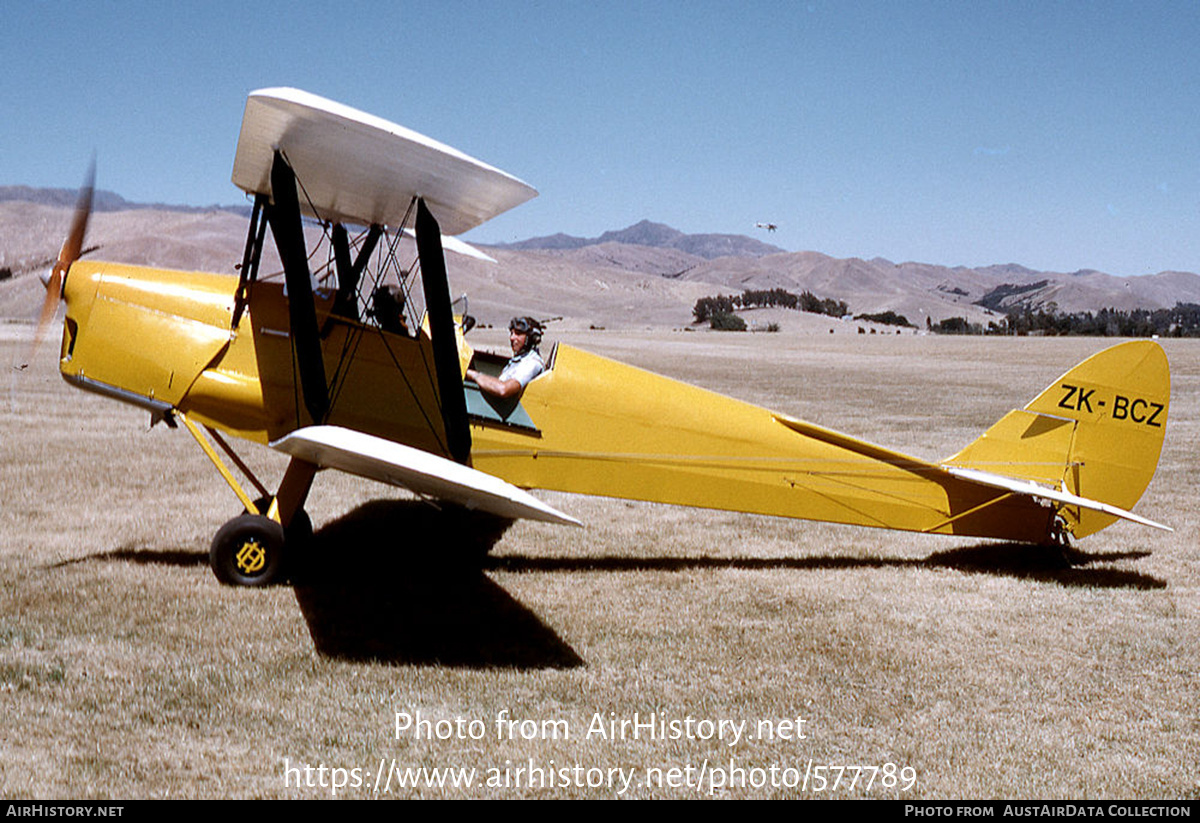 Aircraft Photo of ZK-BCZ | De Havilland D.H. 82A Tiger Moth | AirHistory.net #577789