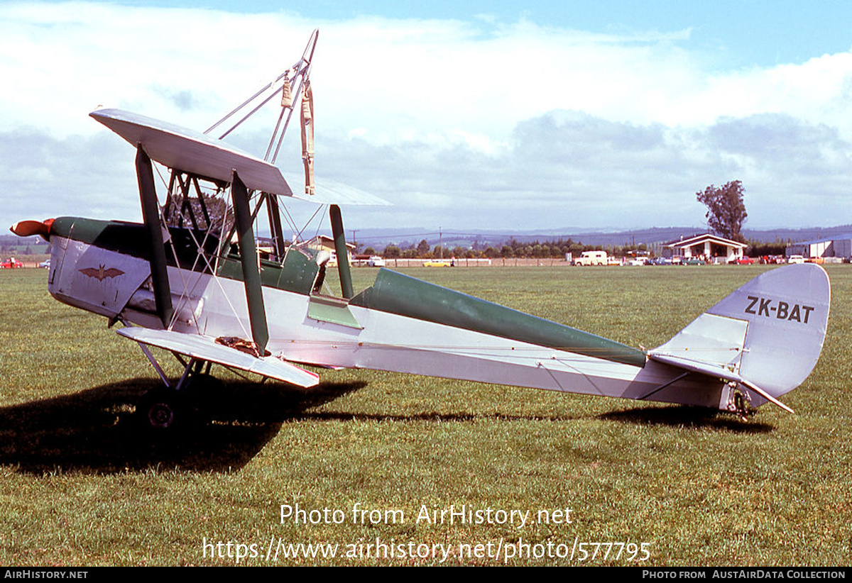 Aircraft Photo of ZK-BAT | De Havilland D.H. 82A Tiger Moth | AirHistory.net #577795