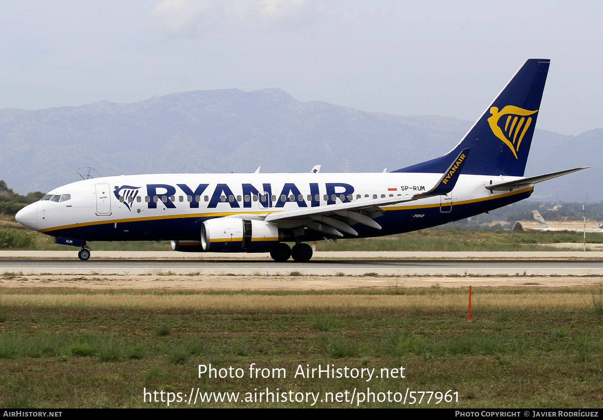 Aircraft Photo of SP-RUM | Boeing 737-73S | Ryanair | AirHistory.net #577961