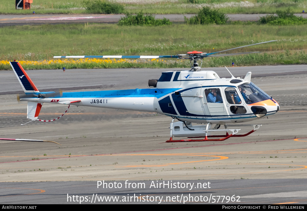 Aircraft Photo of JA9411 | Aerospatiale AS-350B Ecureuil | Nakanihon Air Service | AirHistory.net #577962