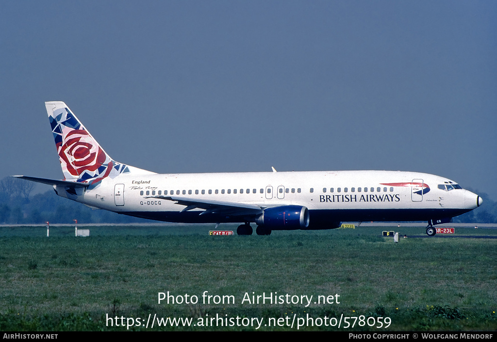 Aircraft Photo of G-DOCG | Boeing 737-436 | British Airways | AirHistory.net #578059