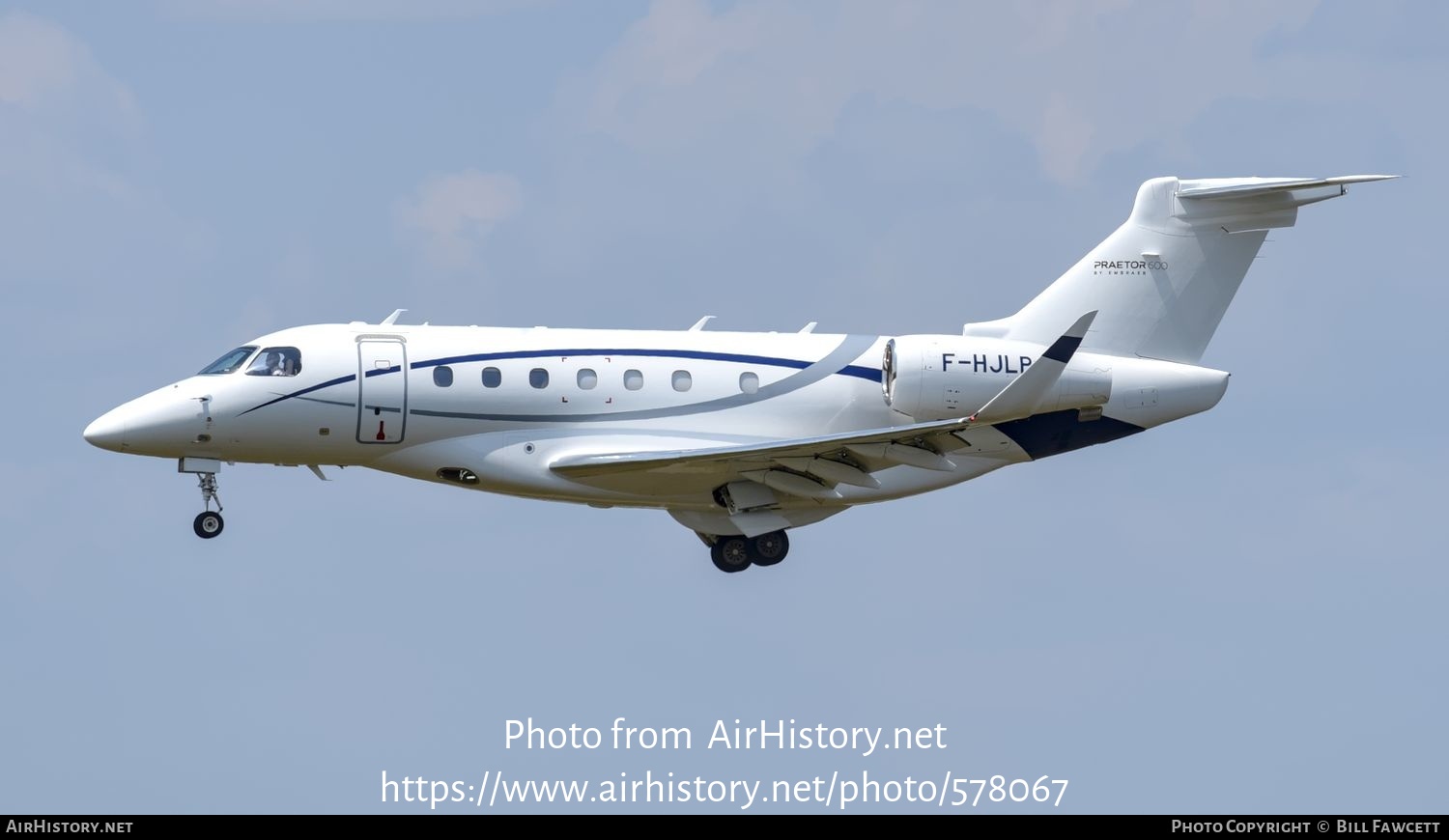 Aircraft Photo of F-HJLP | Embraer EMB-550 Praetor 600 | AirHistory.net #578067