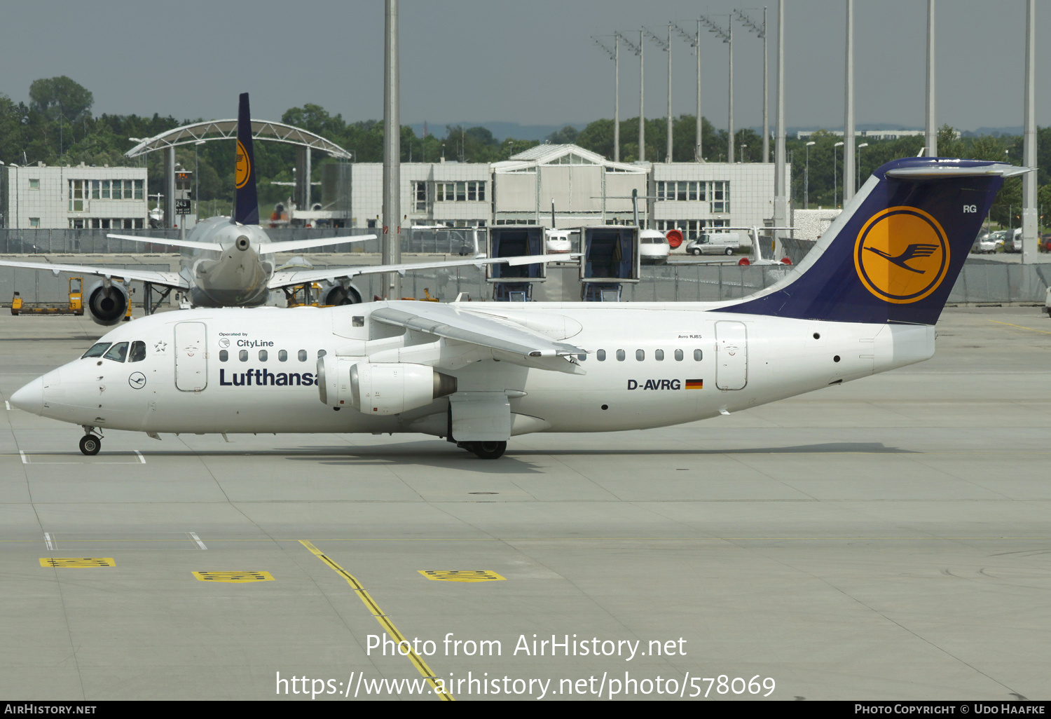 Aircraft Photo of D-AVRG | British Aerospace Avro 146-RJ85 | Lufthansa Regional | AirHistory.net #578069