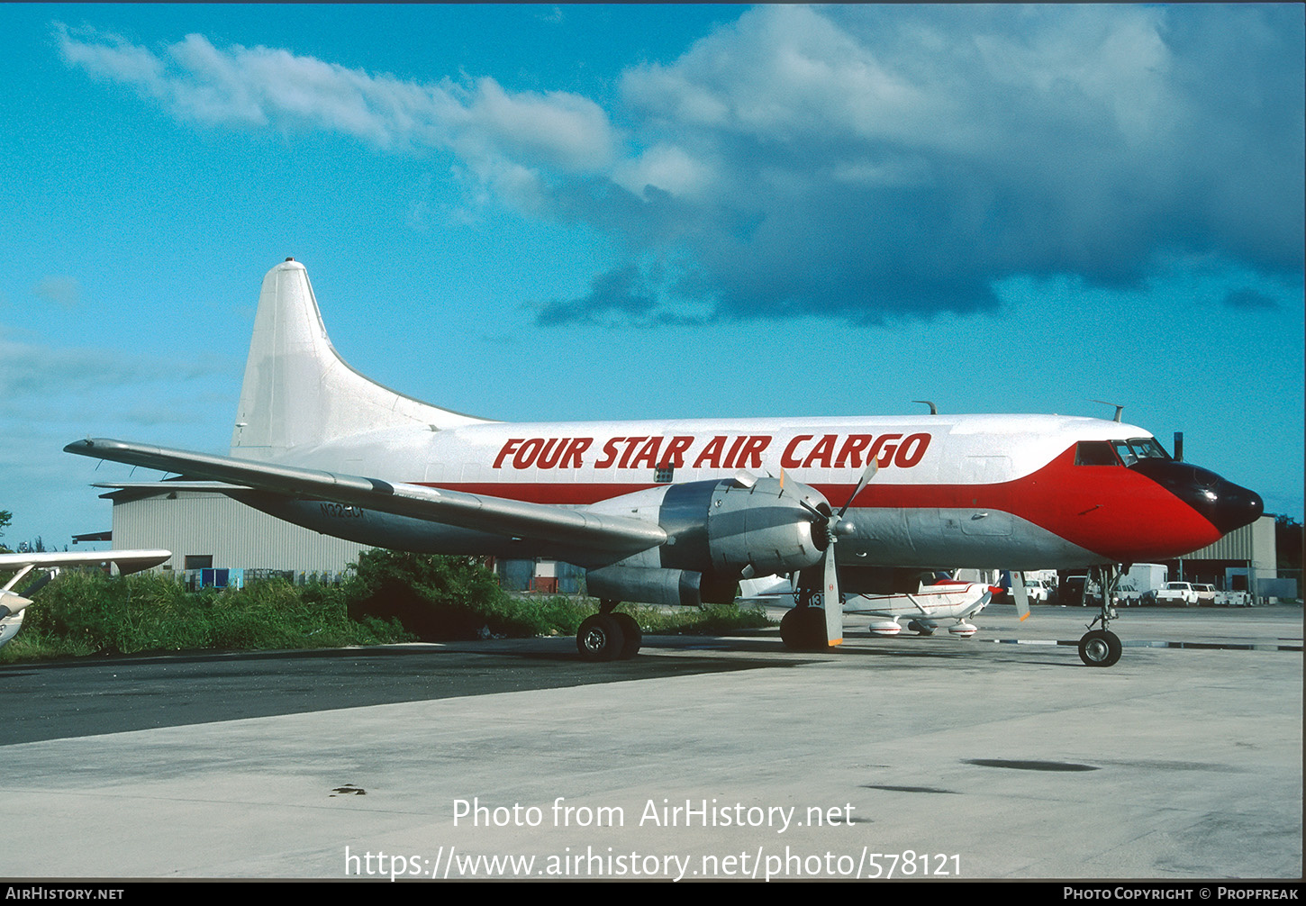 Aircraft Photo of N323CF | Convair 440-75 Metropolitan | Four Star Air Cargo | AirHistory.net #578121