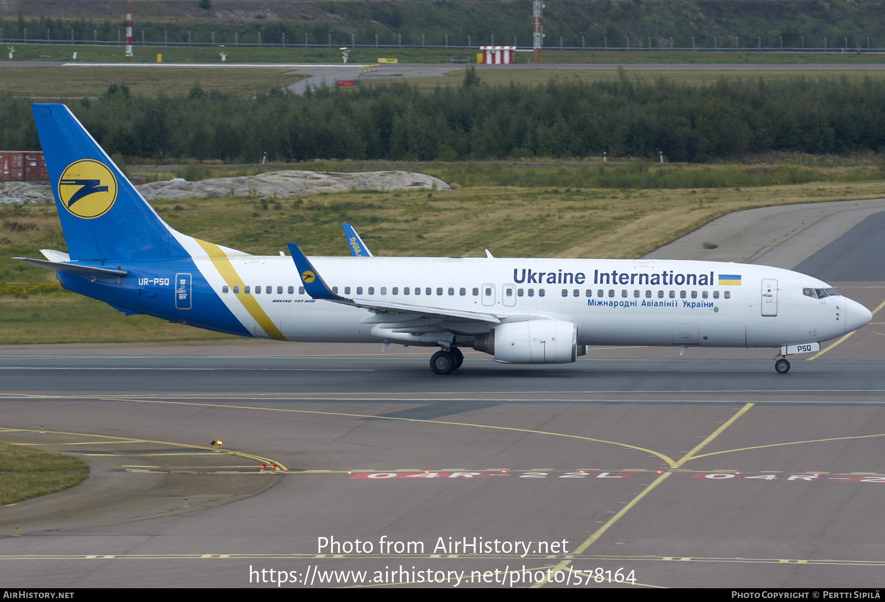 Aircraft Photo of UR-PSQ | Boeing 737-86N | Ukraine International Airlines | AirHistory.net #578164