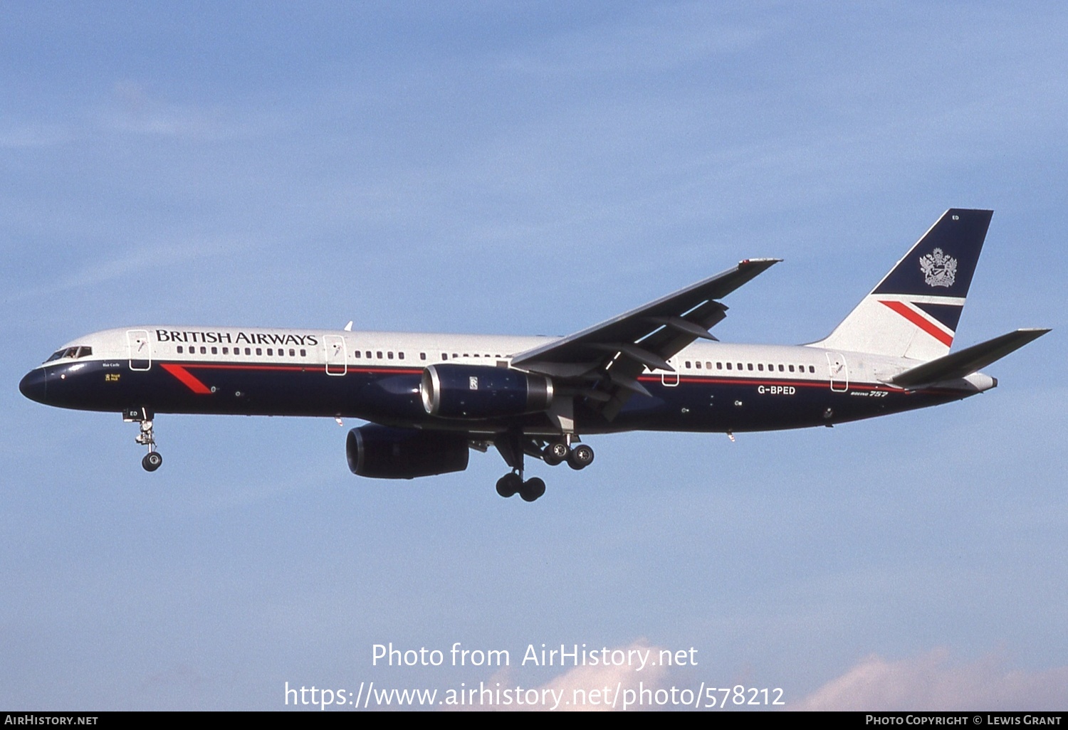 Aircraft Photo of G-BPED | Boeing 757-236 | British Airways | AirHistory.net #578212