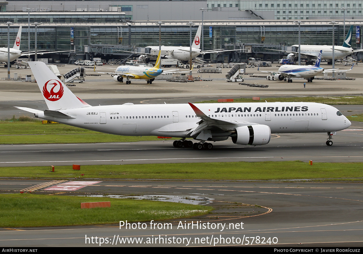 Aircraft Photo of JA16XJ | Airbus A350-941 | Japan Airlines - JAL | AirHistory.net #578240