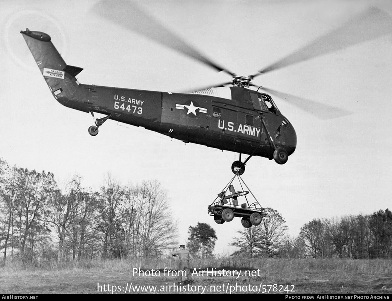 Aircraft Photo of 55-4473 / 54473 | Sikorsky H-34A Choctaw | USA - Army | AirHistory.net #578242