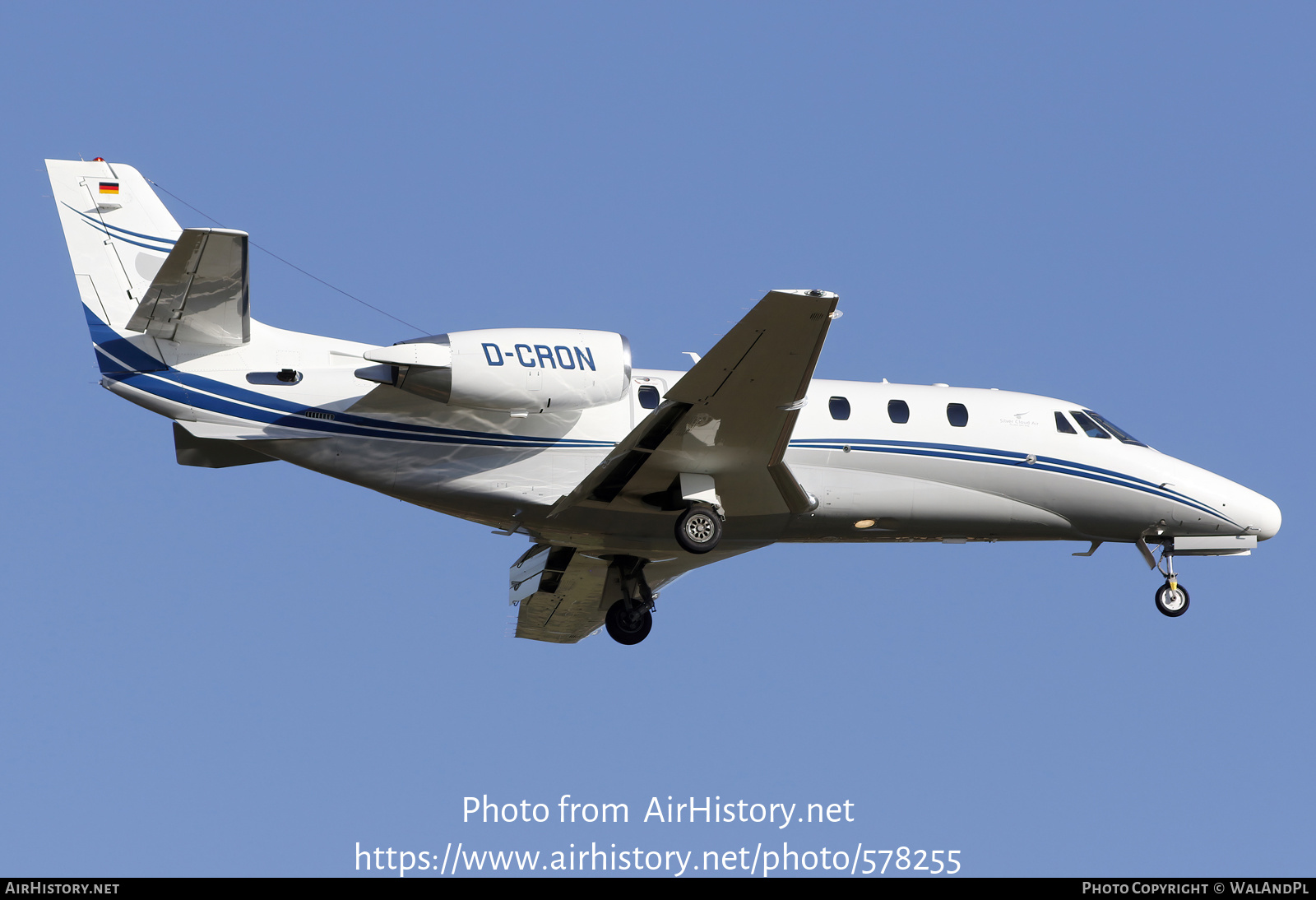 Aircraft Photo of D-CRON | Cessna 560XL Citation XLS | Silver Cloud Air | AirHistory.net #578255