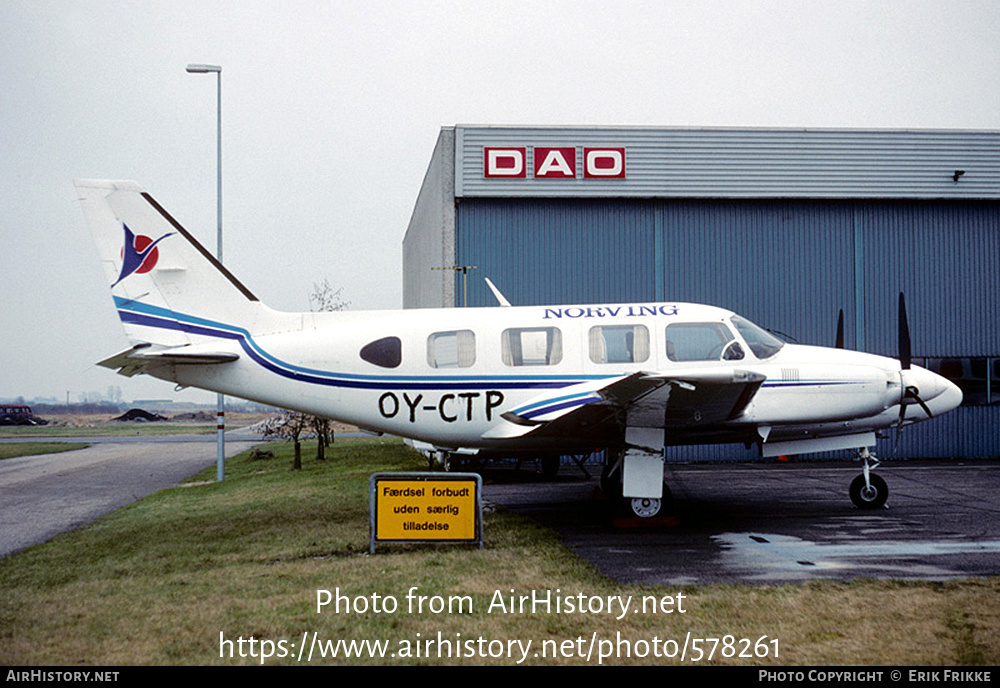 Aircraft Photo of OY-CTP | Piper PA-31-310 Navajo C | Norving | AirHistory.net #578261