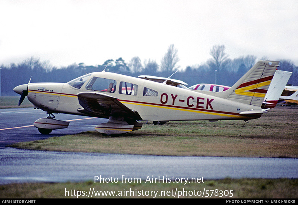 Aircraft Photo of OY-CEK | Piper PA-28-181 Archer II | AirHistory.net #578305