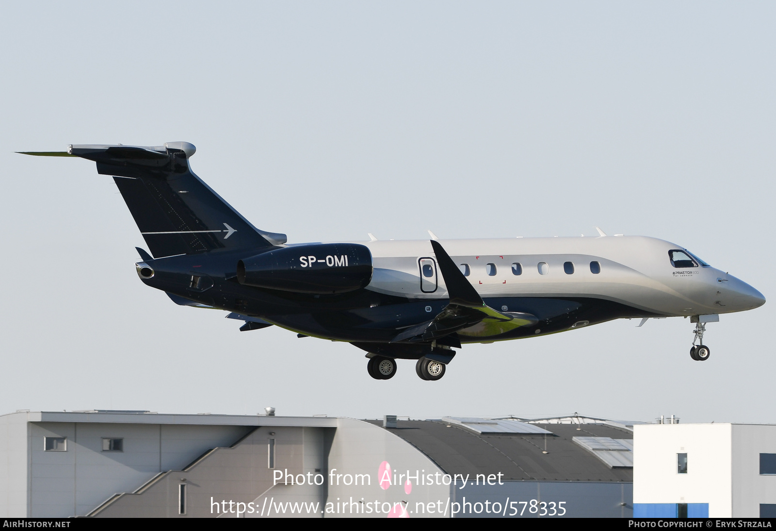 Aircraft Photo of SP-OMI | Embraer EMB-550 Praetor 600 | AirHistory.net #578335