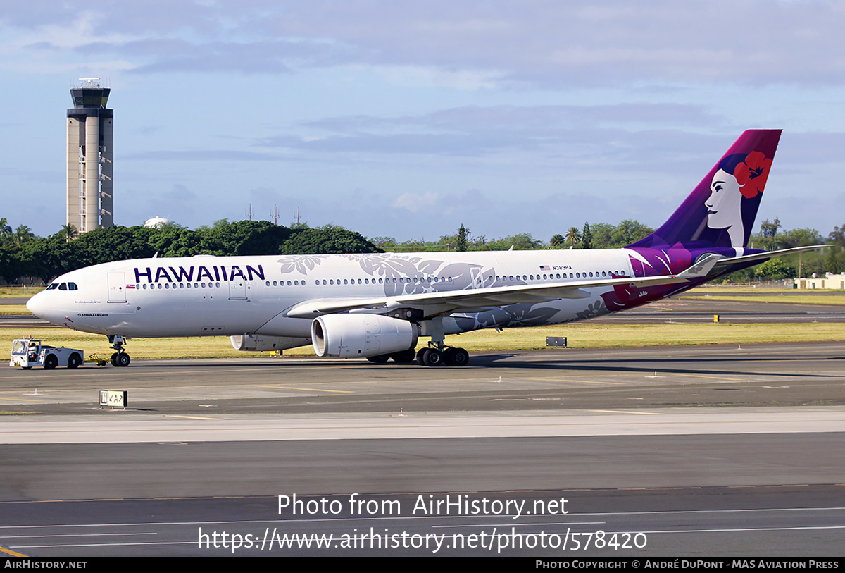 Aircraft Photo of N389HA | Airbus A330-243 | Hawaiian Airlines | AirHistory.net #578420