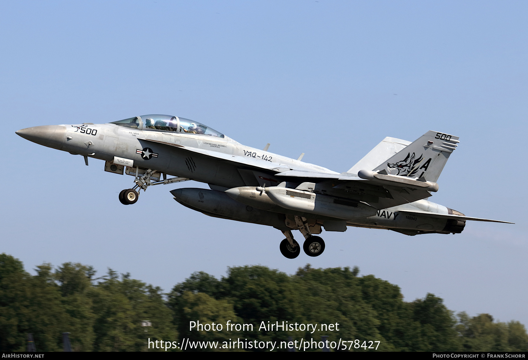 Aircraft Photo of 166943 | Boeing EA-18G Growler | USA - Navy | AirHistory.net #578427