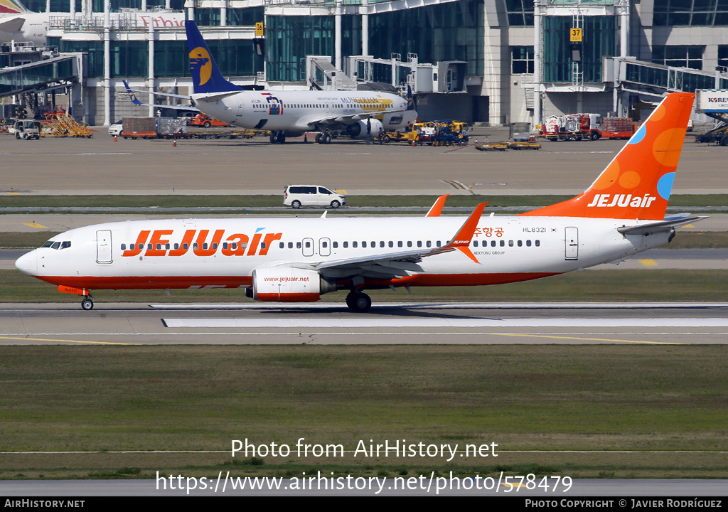 Aircraft Photo of HL8321 | Boeing 737-8K5 | Jeju Air | AirHistory.net #578479