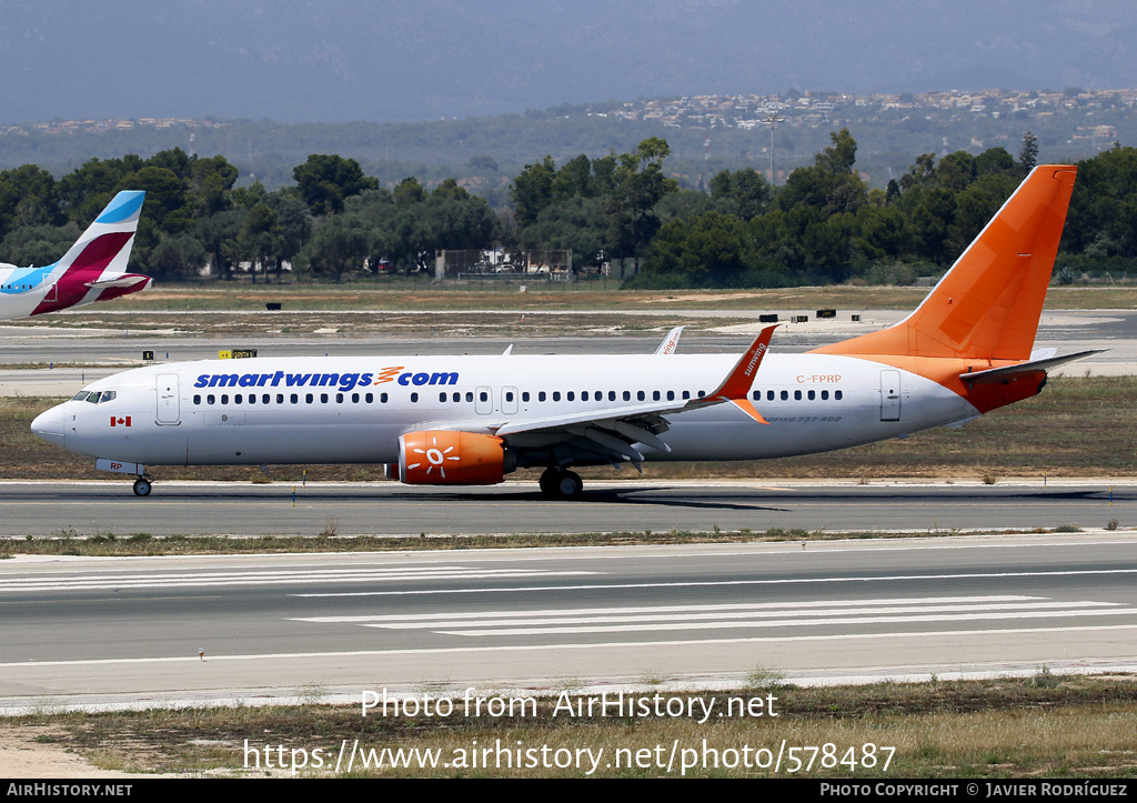 Aircraft Photo of C-FPRP | Boeing 737-8FH | Smartwings | AirHistory.net #578487