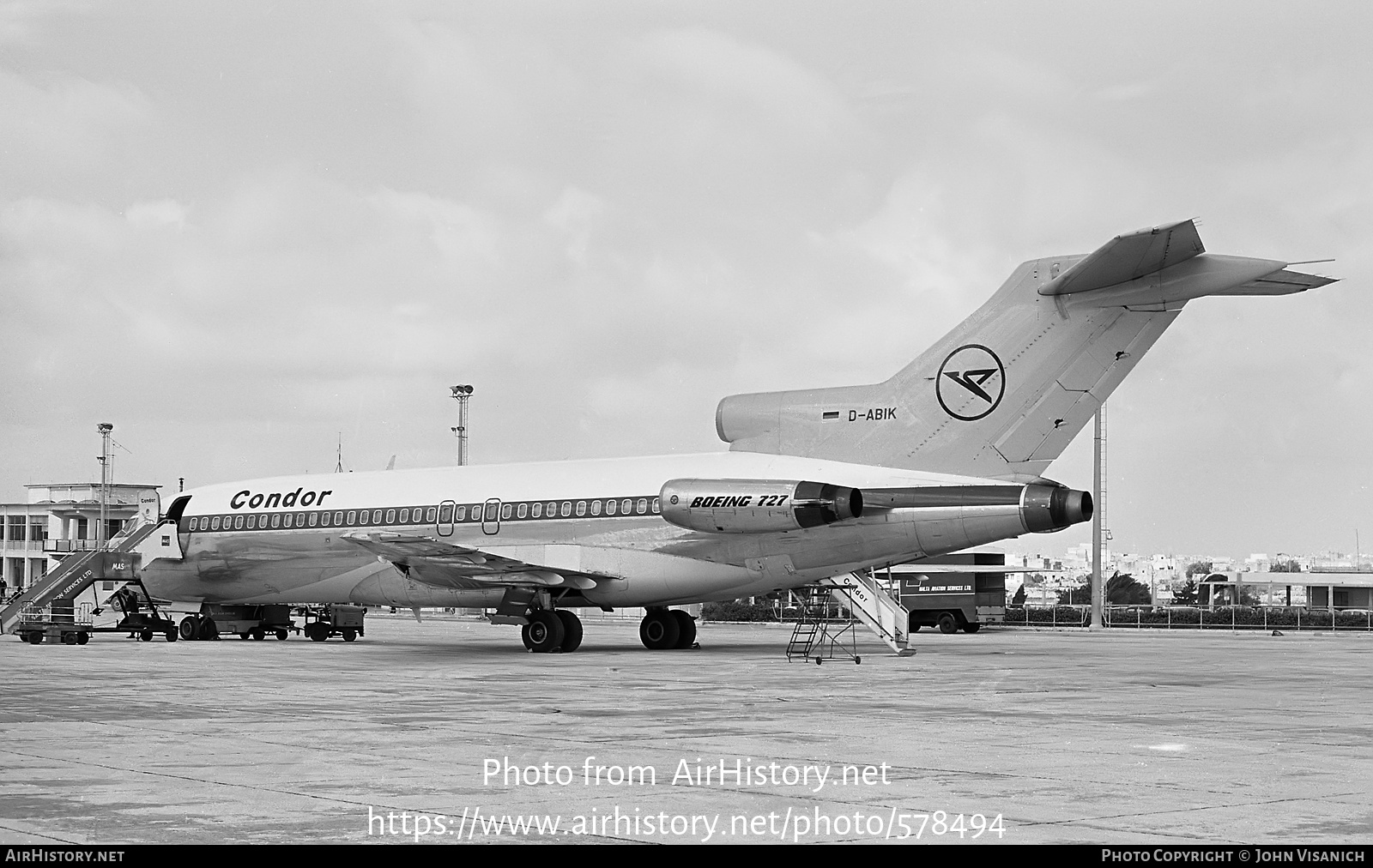 Aircraft Photo of D-ABIK | Boeing 727-30 | Condor Flugdienst | AirHistory.net #578494