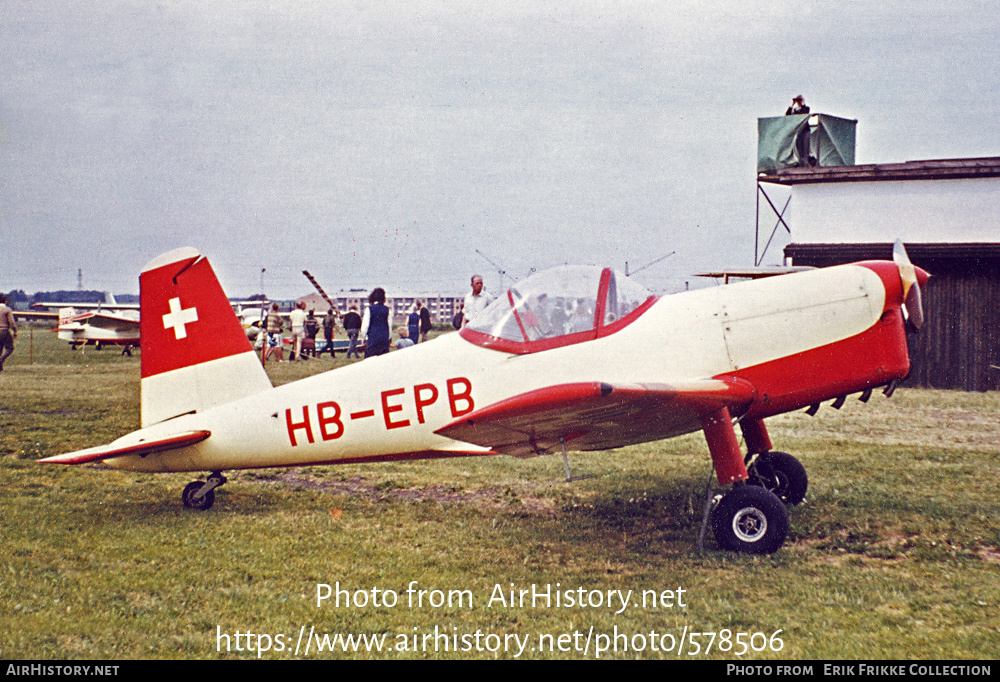 Aircraft Photo of HB-EPB | SAI KZ VIII | AirHistory.net #578506