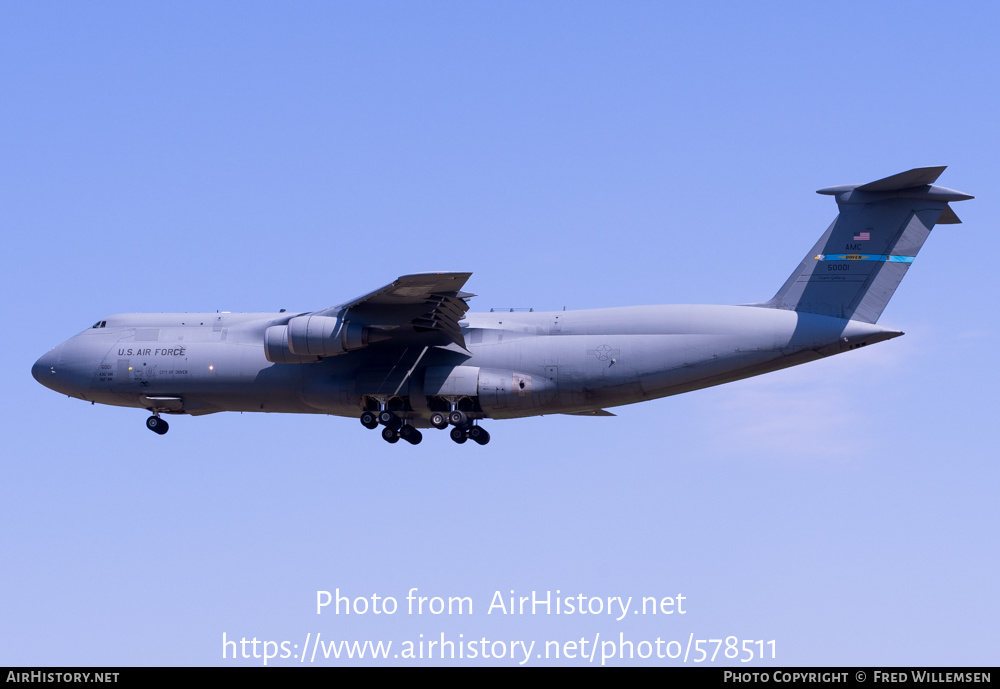 Aircraft Photo of 85-0001 / 50001 | Lockheed C-5M Super Galaxy (L-500) | USA - Air Force | AirHistory.net #578511